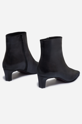 Everett Ankle Bootie Black Leather