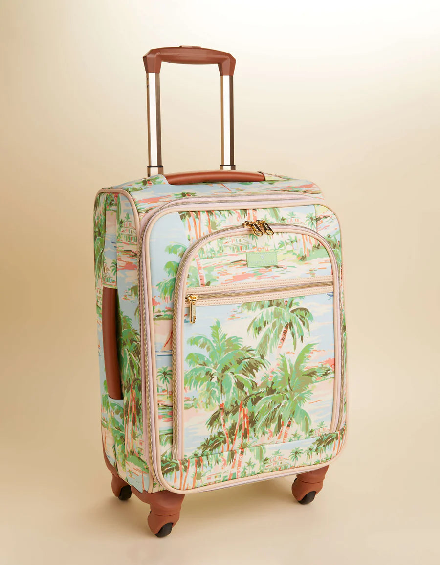 Expandable Rolling 20" Suitcase Coastal Dreams