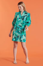 Load image into Gallery viewer, Sheri Cotton Green Wave Dress