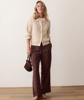 Parker Collared Cardigan Oatmeal