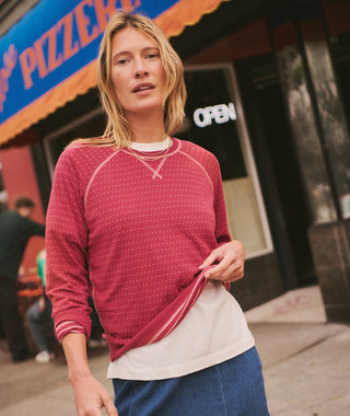 Juno Reversible Raglan Long Sleeve Dusk Rose