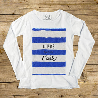 Libre Comme L’Air French Long-Sleeve T-Shirt