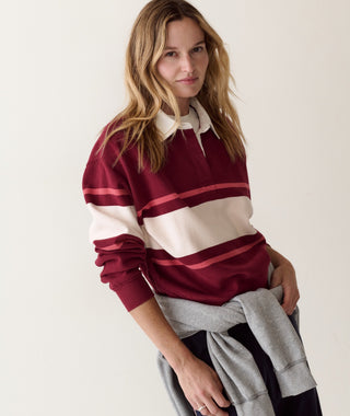 Cloud 9 Fleece Polo Cabernet