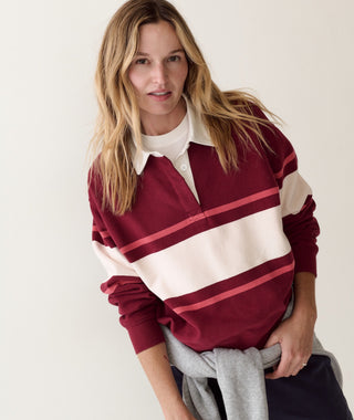 Cloud 9 Fleece Polo Cabernet