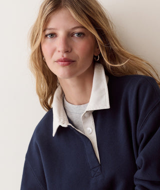 Cloud 9 Fleece Polo Twilight