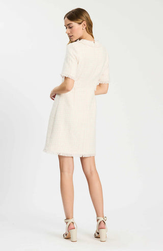 Blair Boucle Dress Cloud