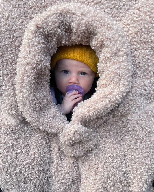 CAR SEAT COCOON - TEDDY