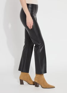 Ankle Elysse Vegan Leather Pant/Black