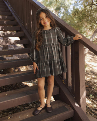 Fran Dress Holiday Plaid Evergreen