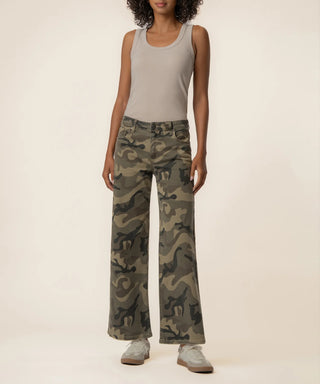 Meg High Rise Wide Leg Olive