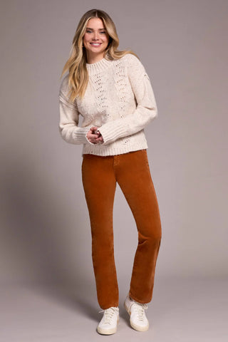 Crew Neck Sweater Multi Speck Cream