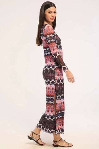 Talula Dress Fragmented Stripe