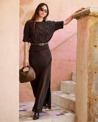 Penelope Lace Maxi Skirt Java