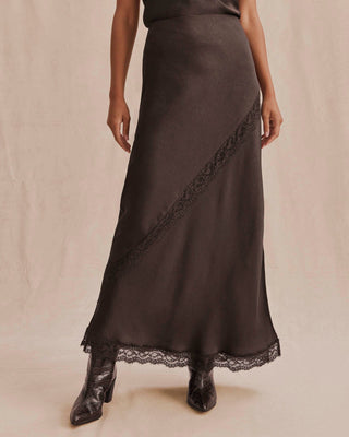Penelope Lace Maxi Skirt Java