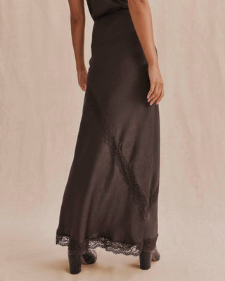 Penelope Lace Maxi Skirt Java