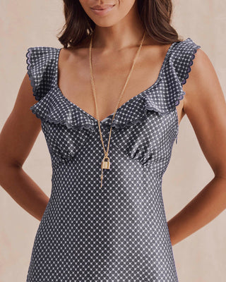 Baylee Maxi Dress Ash Navy Blue Mist