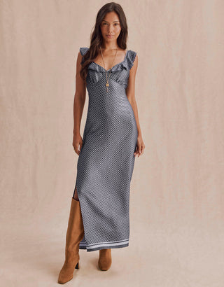 Baylee Maxi Dress Ash Navy Blue Mist