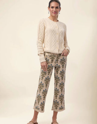 Maren Fringe Pant St. Augustine Blue