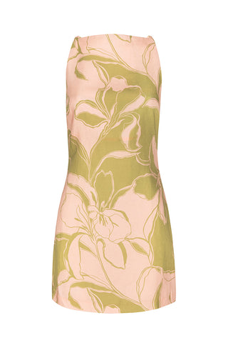 Ellu Dress Olive Flora