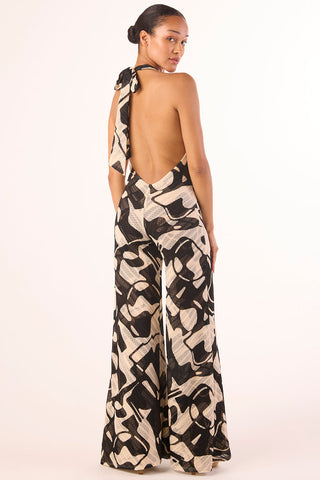 Anya Jumpsuit Abstract Marble