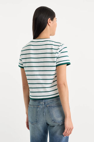 Layered Tee Forest Stripe