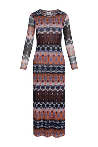 Talula Dress Fragmented Stripe