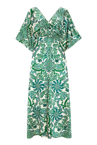 Zania Dress Reflective Botanical