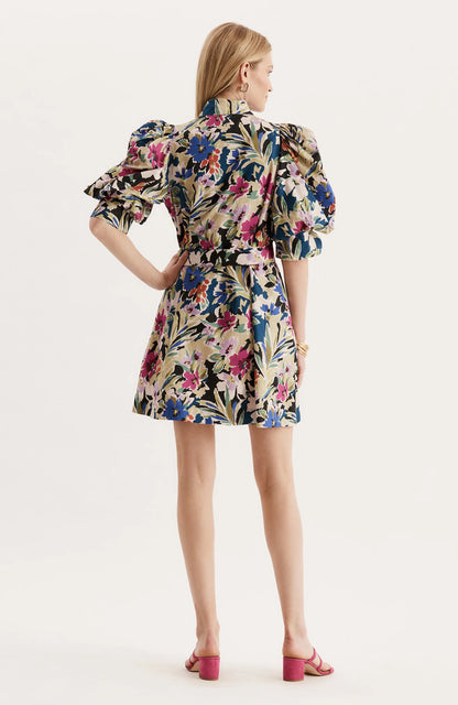 Lydia Watercolor Floral Dress