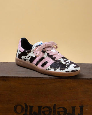 Cloud CL Cow Brown White Pink Sneaker