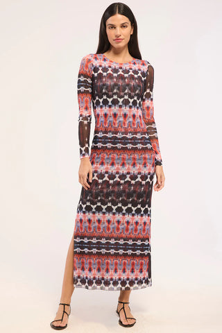 Talula Dress Fragmented Stripe