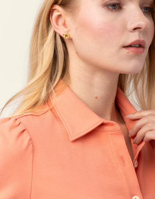 Bessie Polo Top Azalea