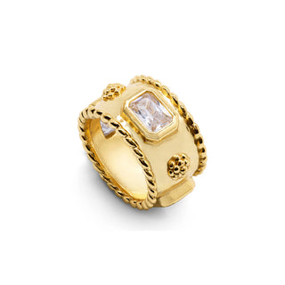 Berry Band Clear Cubic Zirconia