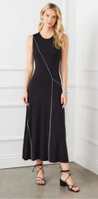 Load image into Gallery viewer, Reverse Seam Black Dress