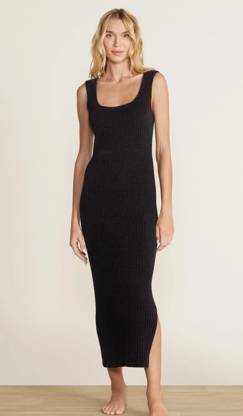CCUL Ribbed Square Neck Dress