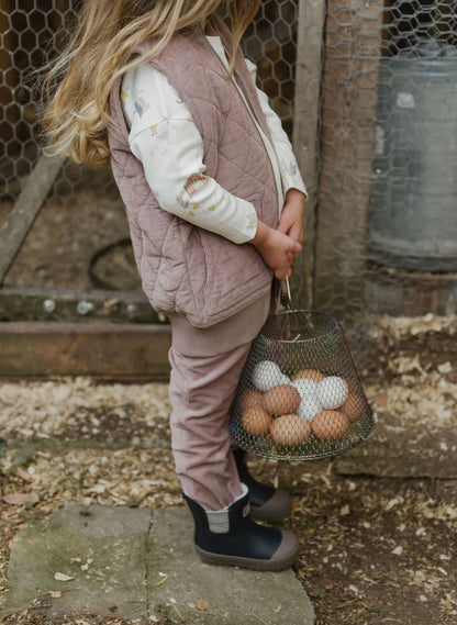 Corduroy Quilted Vest Thistle