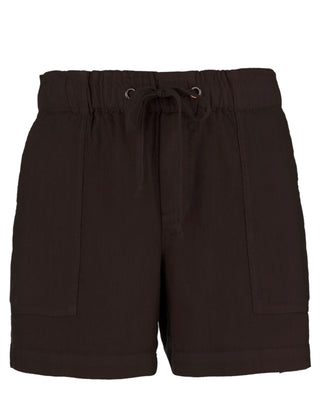 Chocolate Katana High Rise Drawstring Short