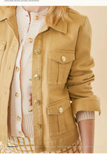 Load image into Gallery viewer, Marlie Twill Jacket Khaki