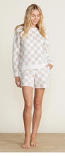 Load image into Gallery viewer, Cozychic Cotton Checkered Pullover