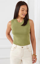 Load image into Gallery viewer, Ribbed Sleeveless Sweater Tank