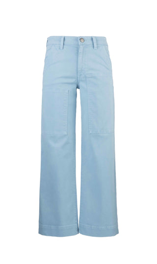 Charlotte High Rise Wide Leg Powder Blue