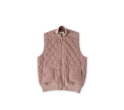 Corduroy Quilted Vest Thistle