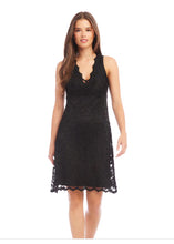 Load image into Gallery viewer, Slvless Lace Black Dress