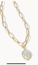 Load image into Gallery viewer, Coin Pearl Necklace 17”