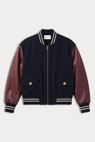 Team Varsity Jacket New Navy
