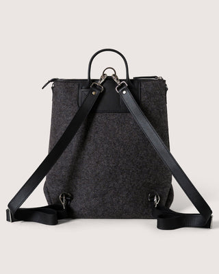 Bedford Merino Wool Backpack Charcoal Black