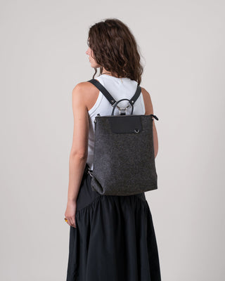 Bedford Merino Wool Backpack Charcoal Black