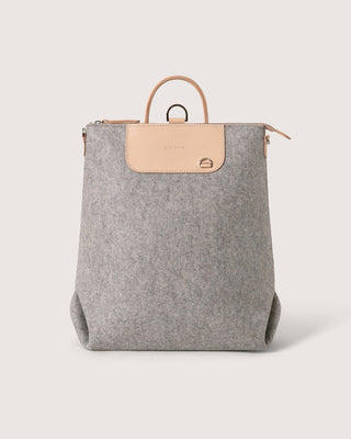 Bedford Merino Wool Backpack Granite Vachetta