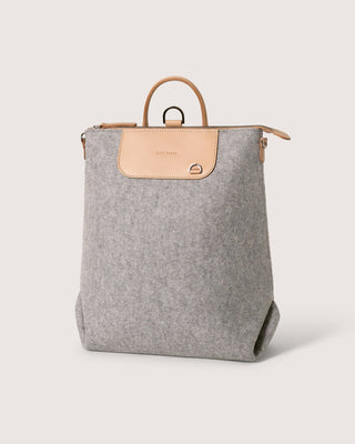 Bedford Merino Wool Backpack Granite Vachetta