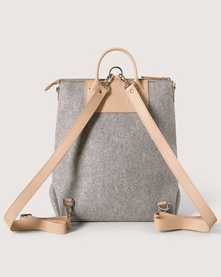 Bedford Merino Wool Backpack Granite Vachetta