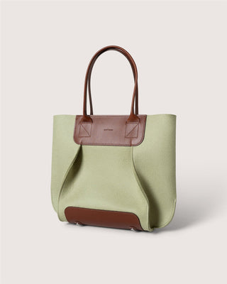 Frankie Merino Wool Midi Tote Dew Sienna